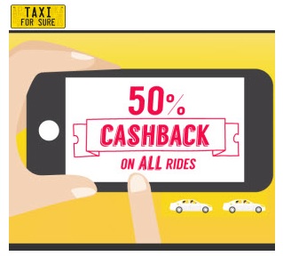 India Desire : TaxiForSure Cab Booking 10% Off On All Rides In Delhi- 10OFF